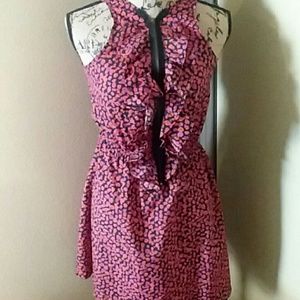 EmmaLee Ruffle front Sleeveless Dress